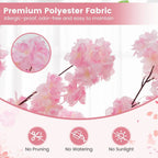 190cm Tall Artificial Cherry Blossom Tree Faux Floral Plant 1170 Flowers — alternate product view 11