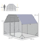 Chicken Run W/ Roof, Walk In Chicken Coop, Hen House Duck Pen — alternate product view 5