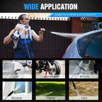 Portable Cordless Car High Pressure Washer Jet Water Wash Cleaner Gun Battery UK — alternate product view 8