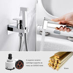 Muslim Shower Mixer Kit, Hot and Cold Bidet Spray with Shattaf Sprayer — alternate product view 2