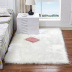 Faux Fur Sheepskin Fluffy Rug Soft LivingRoom Bedroom Rectangle Carpet Floor Mat — alternate product view 5