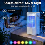 10L Portable Cooler Air Conditioning Unit Fan Humidifier With Remote Control UK — alternate product view 3