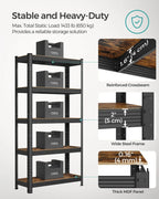 Large Heavy Duty Industrial Shelving Unit 650kg Load Capacity Adjustable Shelves — alternate product view 6