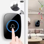 Wireless Doorbell Waterproof Range Door Bells Kit Cordless Plug-in Home Office — alternate product view 4