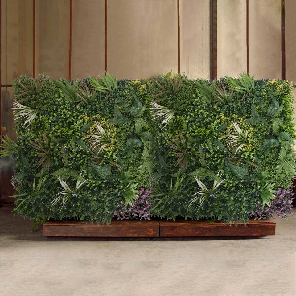 Artificial Green Living Wall Hedge Plant Panel In / Outdoor UV Stable 100x100cm — alternate product view 5