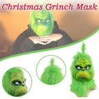 The Grinch Latex Mask Adults Costume Cosplay Christmas Fancy Dress Outfits — alternate product view 12