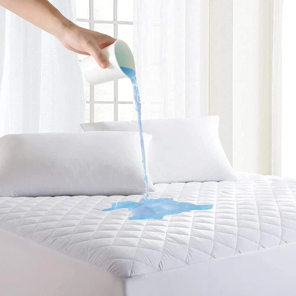 Extra Deep Quilted Waterproof Mattress Protector Fitted Bed Cover — alternate product view 3