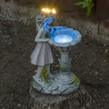 Garden Ornament Solar Powered Garden Angel Fairy Statue home Decor Figurine — main product view