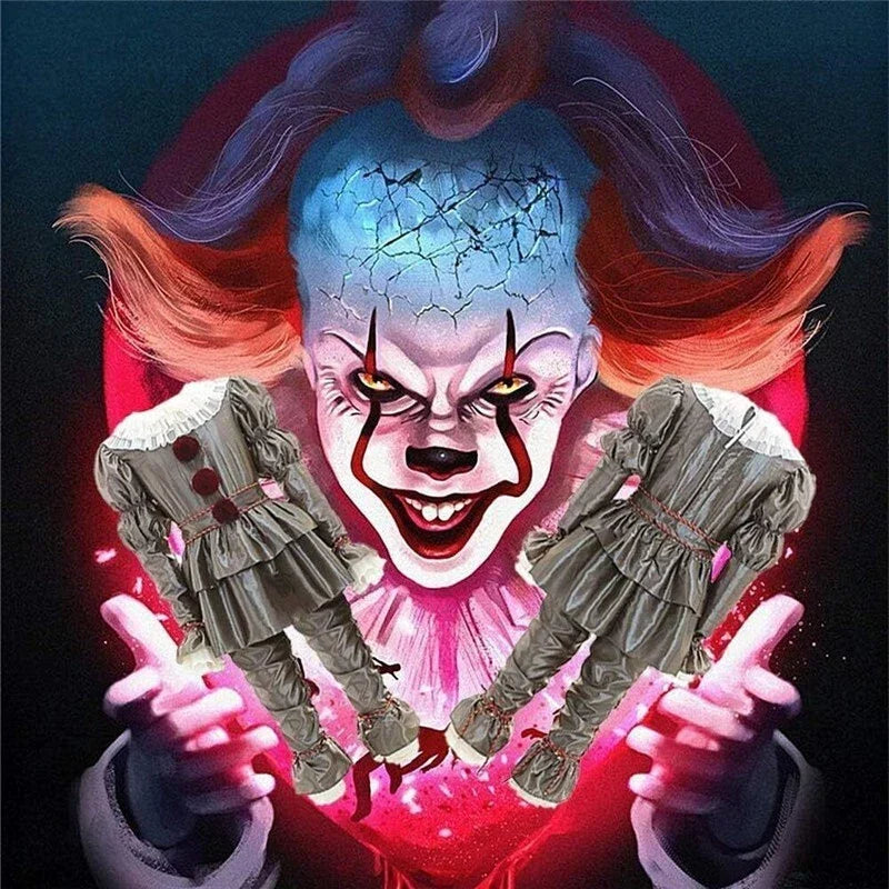 Adult Pennywise Clown Halloween Mask Men — alternate product view 4