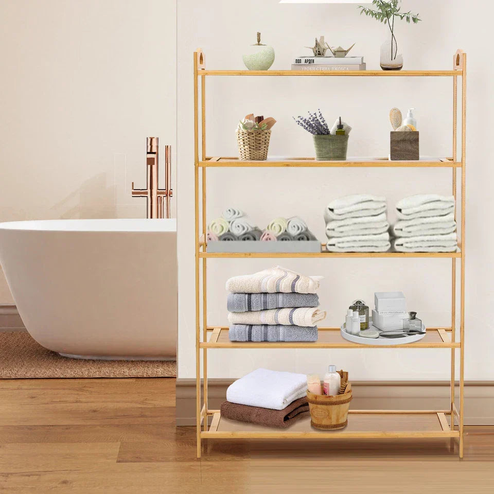 5 Tiers Bamboo Shoe Rack — alternate product view 4