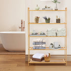 5 Tiers Bamboo Shoe Rack — alternate product view 4