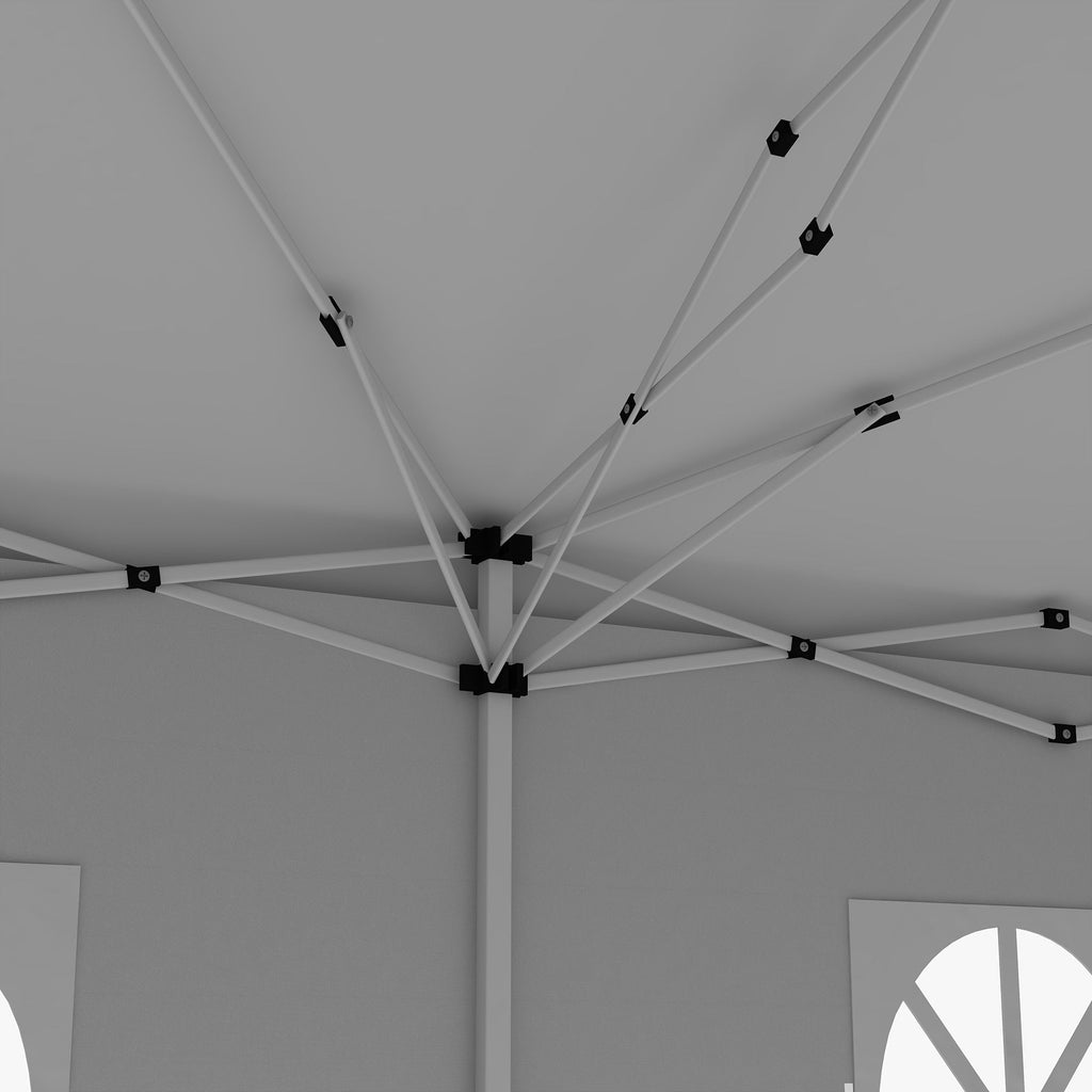 3x6m Popup Garden Heavy Duty Gazebo Marquee Party Tent Canopy with 6 Side Walls — alternate product view 11