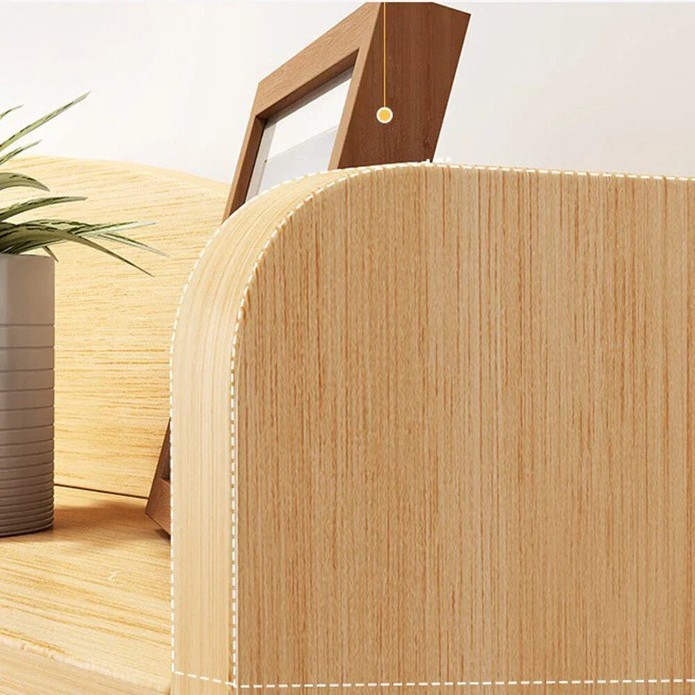 Wooden Computer Desk Home Office Writing Desk Study Table Workstation Cabinet UK — alternate product view 7