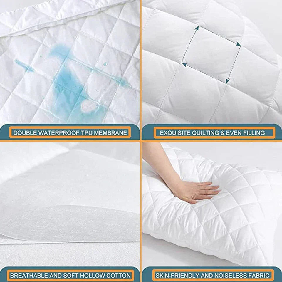 Extra Deep Quilted Waterproof Mattress Protector Fitted Bed Cover — alternate product view 11
