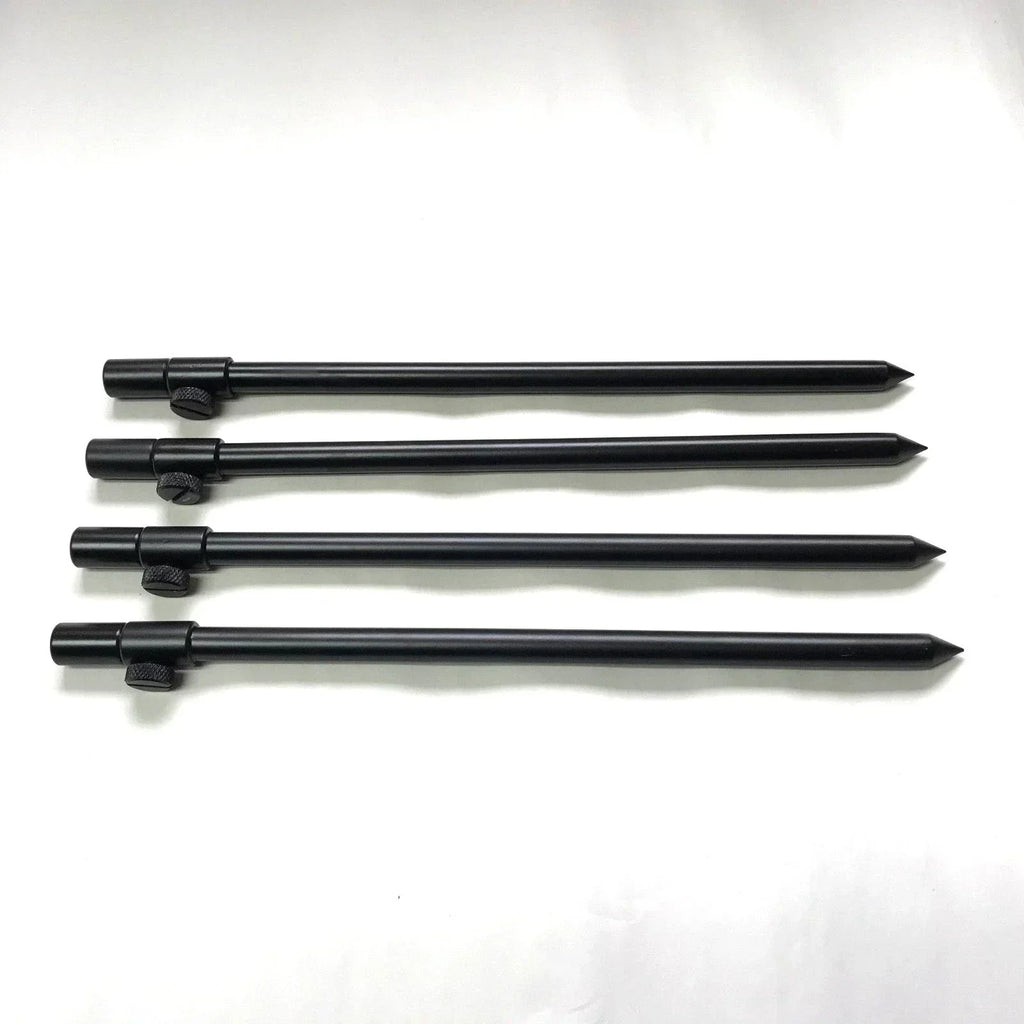 4 x 30-50cm Black Carp Coarse Aluminium BankSticks Bank Sticks Fishing Lidsters — alternate product view 2