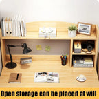 Computer Desk Study Table Writing Shelves Home Office Wooden Workstation Laptop — alternate product view 5