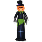 8FT Tall Halloween Inflatable Pumpkin Ghost in A Hat — alternate product view 5