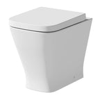 500mm Bathroom Toilet Soft Close Seat Back To Wall Cistern Furniture Unit White — alternate product view 7