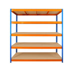Heavy Duty Warehouse Racking Garage Shelving Storage Shelves Metal Shelf Unit — 5 tier — on a clean white background