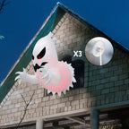 Halloween Inflatable Ghost With LED Lights Coming Out From Window Outdoor Decor — alternate product view 9