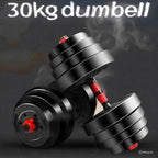 30kg Dumbbells Barbell Set with Connecting Rod — main product view
