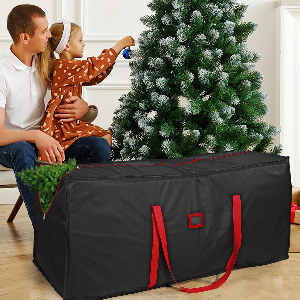 Black Christmas tree storage bag — alternate product view 2