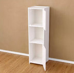 Waterproof Bathroom Storage Cabinet Free Standing Cabinet Organizer Unit White — alternate product view 8