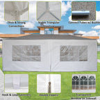 3x6m Garden PE Gazebo Party Wedding Camping — alternate product view 7