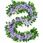 2X7FT Artificial Wisteria Vine Garland Foliage Flower Plant Trailing Home Decor — alternate product view 6