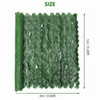 3M Artificial Garden Fence Hedge Ivy Leaf Wall Privacy Balcony Screening Trellis — alternate product view 9