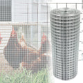 Galvanised Welded Wire Mesh 1"x1" Fence Aviary Rabbit Hutch Chicken Run Coop Pet — alternate product view 2