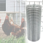 Galvanised Welded Wire Mesh 1"x1" Fence Aviary Rabbit Hutch Chicken Run Coop Pet — alternate product view 2