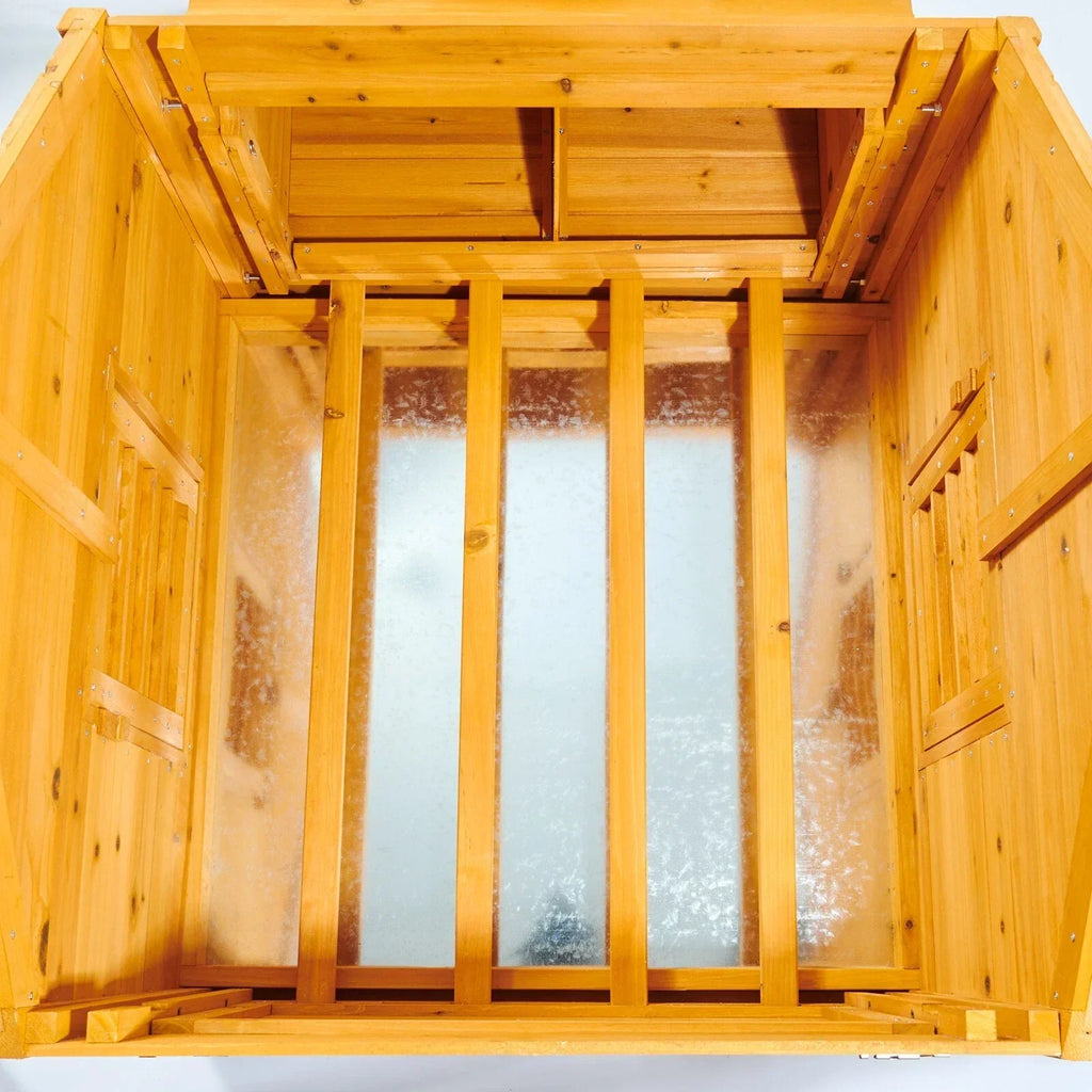 Chicken Coop Run Hen House Poultry Ark Home Nest Box Coup Coops Rabbit Hutch + — alternate product view 7