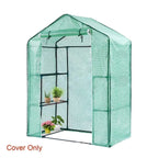 Replacement Spare PE Cover for Walk In Greenhouse Green House Garden — on a clean white background