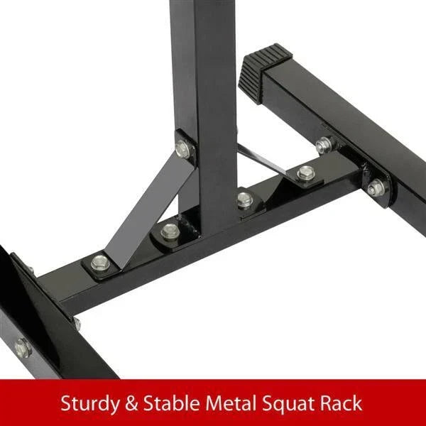 Squat Racks Barbell Rack Stand Adjustable Olympic Weight Bench Press Home Gym — alternate product view 10