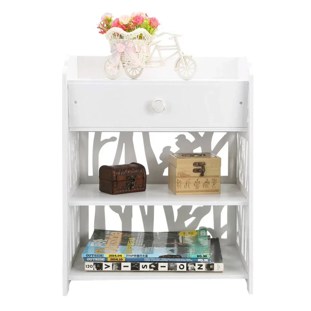 Bedside Table With White Drawer Cabinet — alternate product view 8