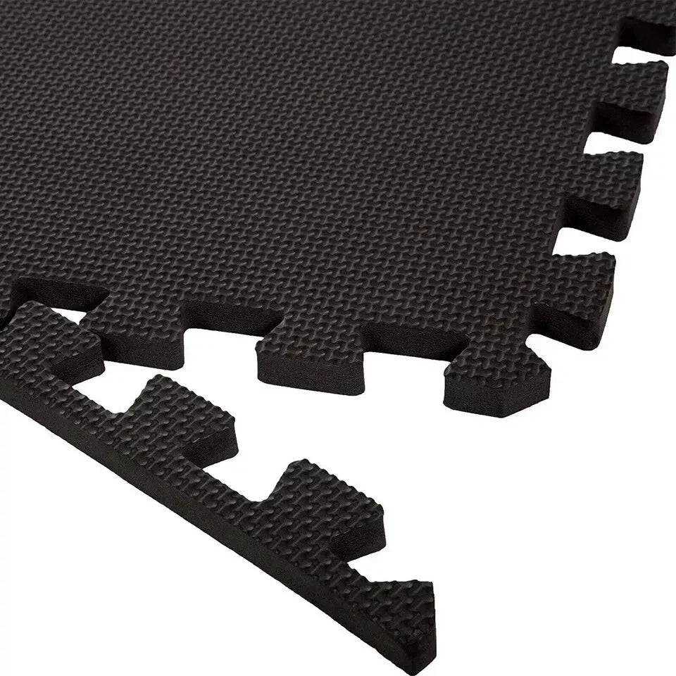 Yoga Tiles Mat Gym Thick Flooring Interlocking Floor Mats Soft Foam 60x60cm — alternate product view 8