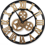 60cm Extra Large Roman Numerals Skeleton Wall Clock Giant Big Open Face Round UK — alternate product view 5