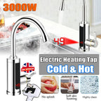 Electric Heating Tap Kitchen Bathroom Fast Instant Hot Water Heater Faucet UK — alternate product view 2