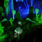 Large Ground Breaking Skeleton with Light Up Eyes Halloween Decoration Prop — alternate product view 9