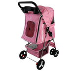 Pet Stroller Dog Cat Puppy Pram Pushchair Travel Cart Jogging Buggy Carrier — alternate product view 14