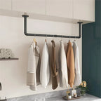 2X Super Strong Bearing Metal Pipe Clothes Rack Clothes Hanger Pole Garment Bar — alternate product view 4