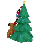 Christmas Inflatable Santa Snowman Christmas Tree Outdoor Decor — alternate product view 6