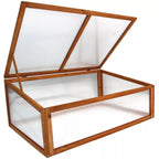 Wooden Cold Frame Mini Green Grow House Garden Plants Vegetables Seeds — alternate product view 8