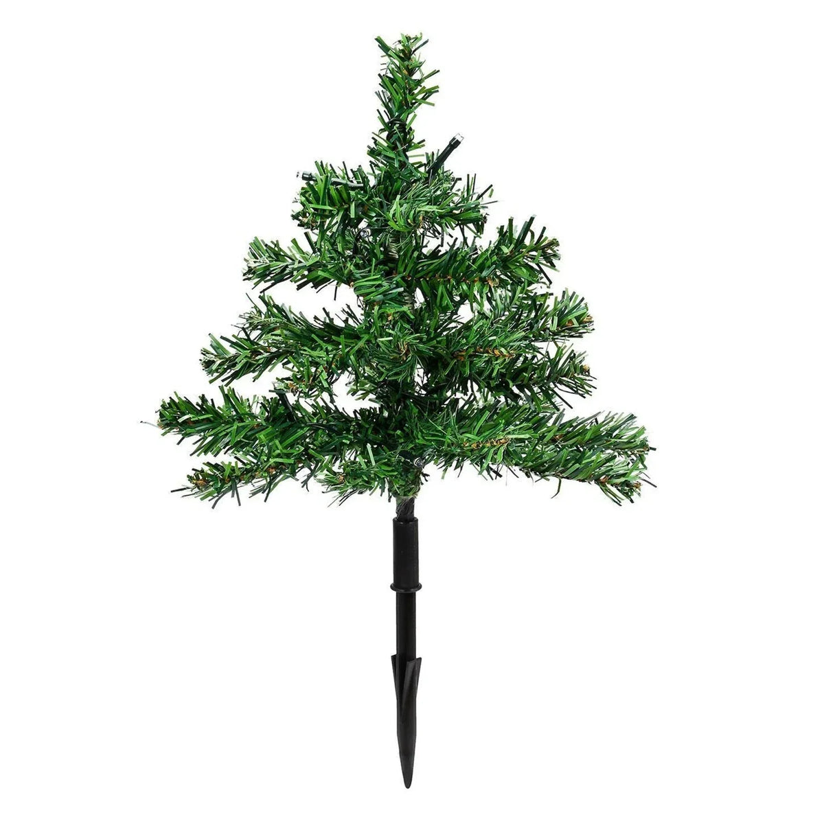 6 x Pre Lit Garden Christmas Tree Path Lights 90 LED Set Lawn Outdoor Decoration — on a clean white background