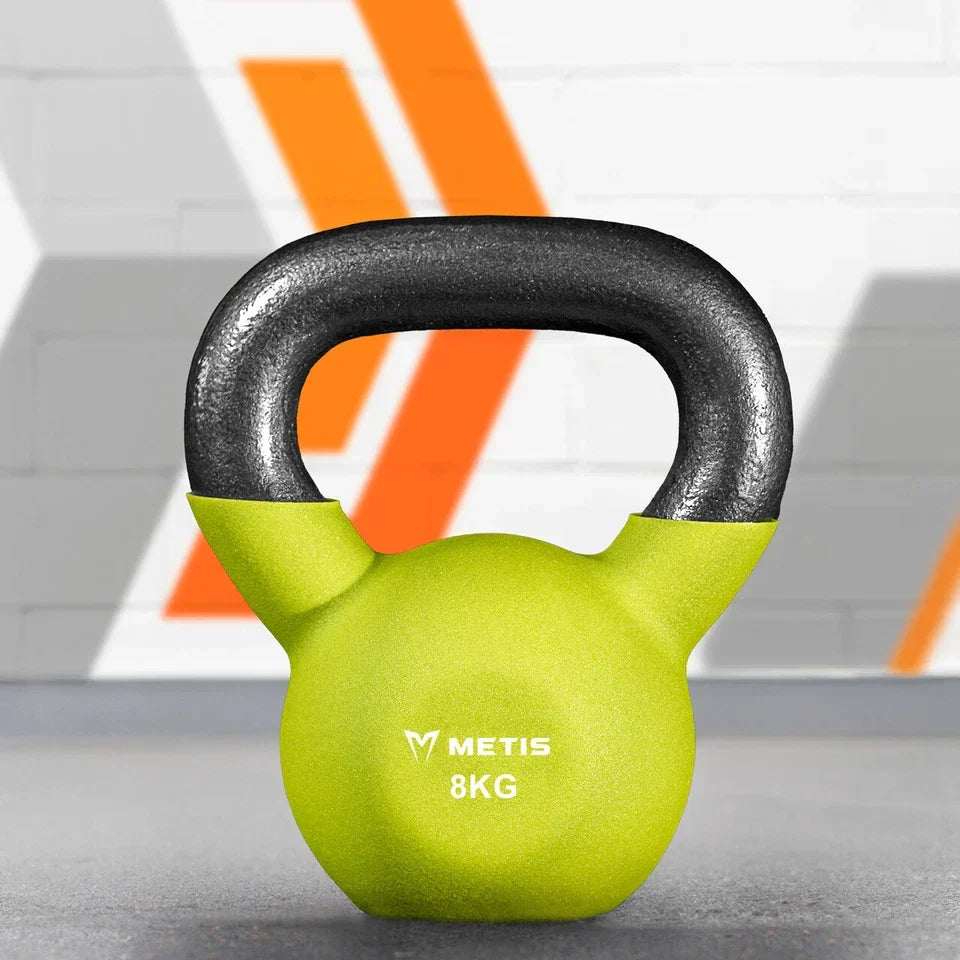 METIS Neoprene Kettlebells [4-20kg] — IRON TRAINING WEIGHTS – Gym/ Home Workouts — 8kg — product view