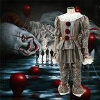 Adult Pennywise Clown Costume Halloween Cosplay Suit Outfit Fancy ( Dress Only) — alternate product view 3