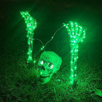 Large Ground Breaking Skeleton with Light Up Eyes Halloween Decoration Prop — alternate product view 4