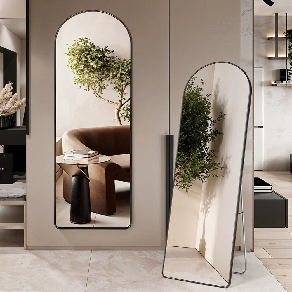 50x160cm Full Length Mirror Free Standing & Wall Mounted Bedroom Dressing Mirror — alternate product view 4