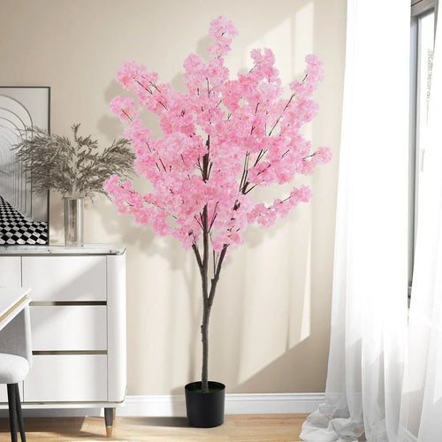 190cm Tall Artificial Cherry Blossom Tree Faux Floral Plant 1170 Flowers — alternate product view 2